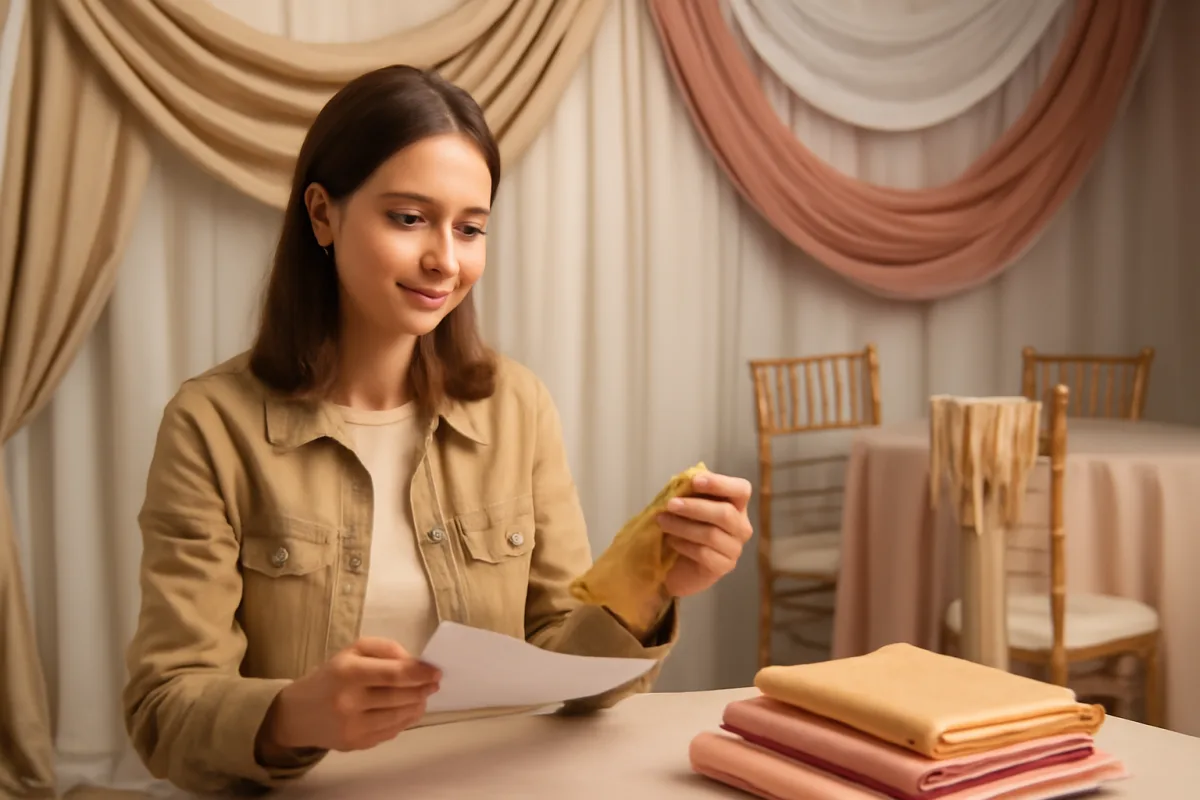 Tessuti per decorazioni di cerimonia: trucchi per scegliere quelli più scenografici senza spendere troppo