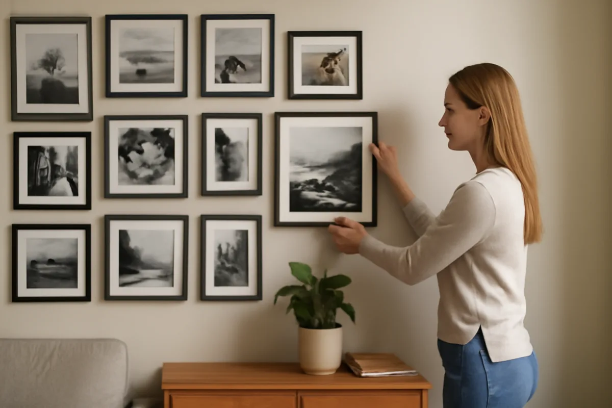 Come creare una parete fotografica decorativa? Soluzioni semplici che stupiscono tutti gli ospiti