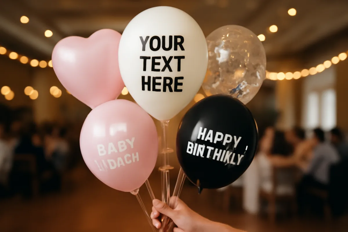 Palloncini personalizzati per eventi: quali scegliere per lasciare il segno?