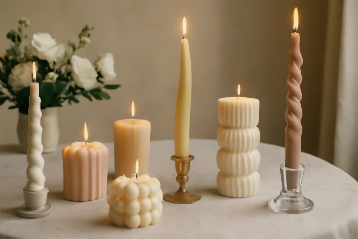 Candele decorative per cerimonie: idee di utilizzo per un tocco originale