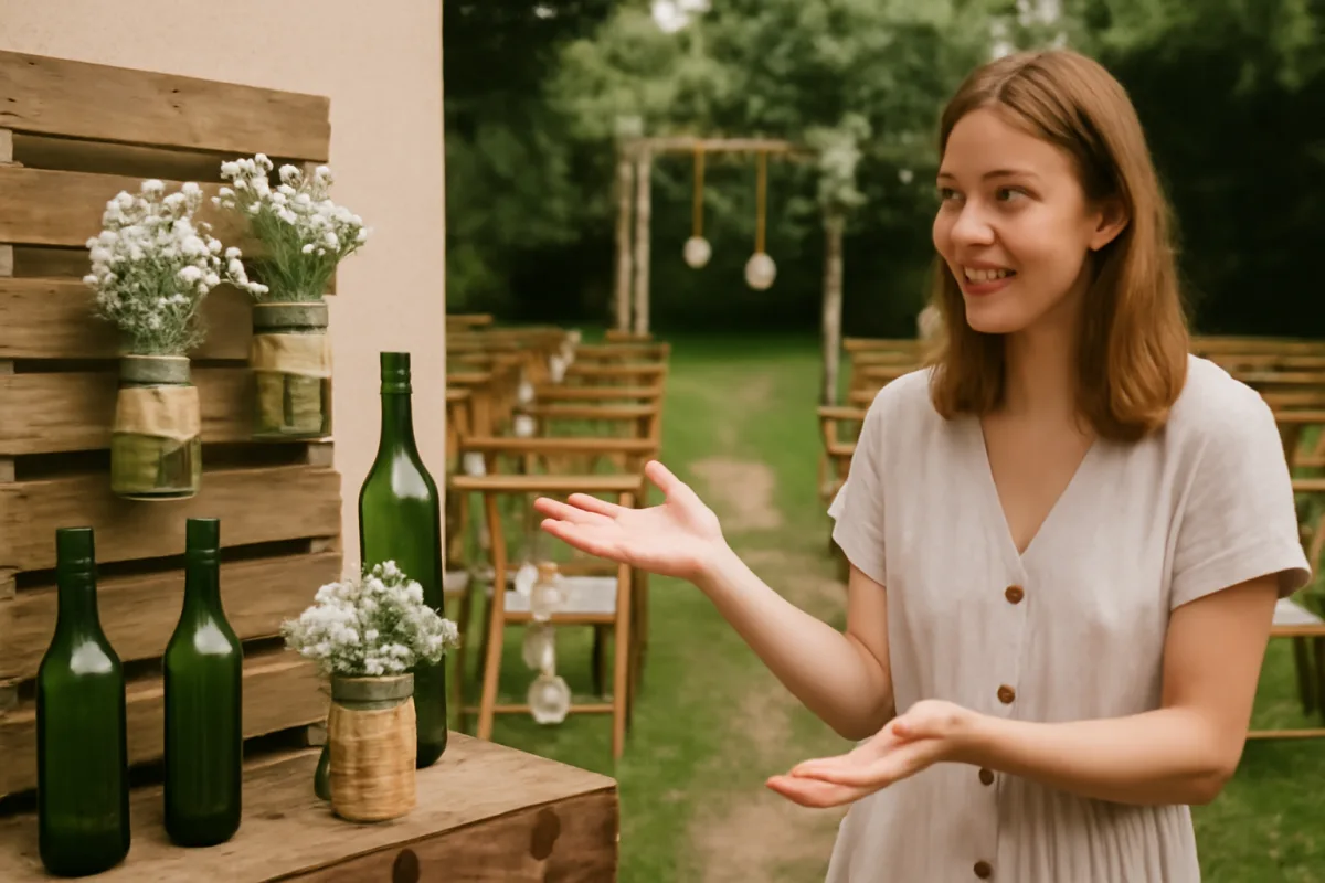 Come riciclare materiali per decorazioni cerimonia? Le idee eco-friendly che piacciono anche agli ospiti